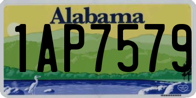 AL license plate 1AP7579