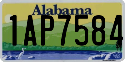 AL license plate 1AP7584