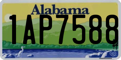 AL license plate 1AP7588