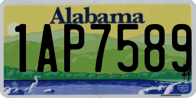 AL license plate 1AP7589