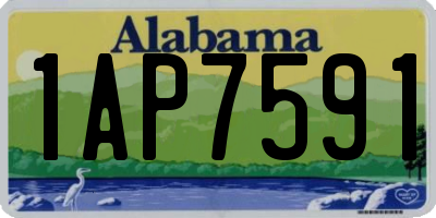 AL license plate 1AP7591