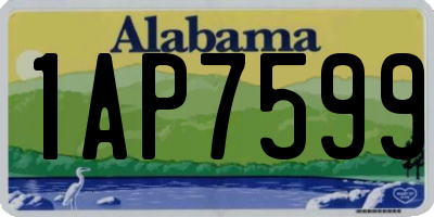 AL license plate 1AP7599
