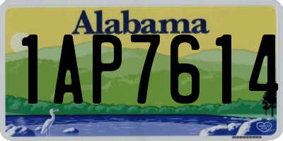 AL license plate 1AP7614
