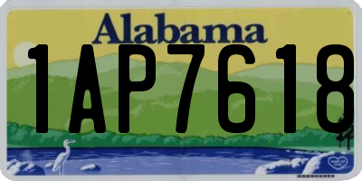 AL license plate 1AP7618