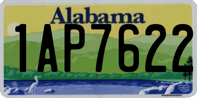 AL license plate 1AP7622