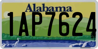 AL license plate 1AP7624