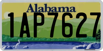 AL license plate 1AP7627