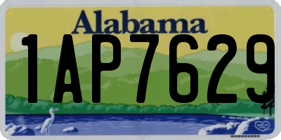 AL license plate 1AP7629