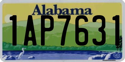 AL license plate 1AP7631