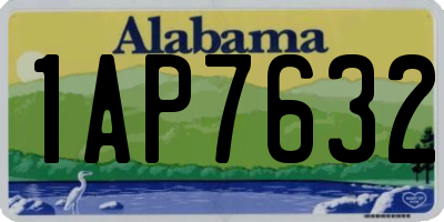 AL license plate 1AP7632