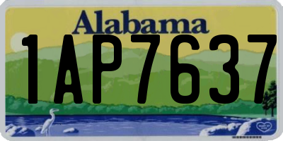 AL license plate 1AP7637