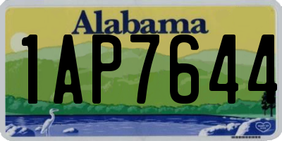 AL license plate 1AP7644