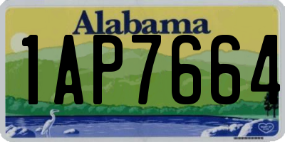 AL license plate 1AP7664