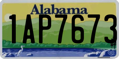 AL license plate 1AP7673