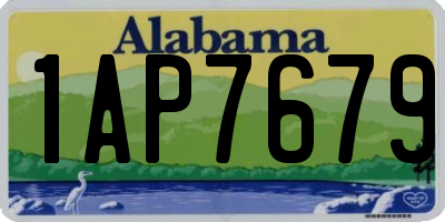 AL license plate 1AP7679