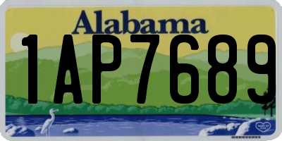 AL license plate 1AP7689