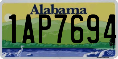 AL license plate 1AP7694