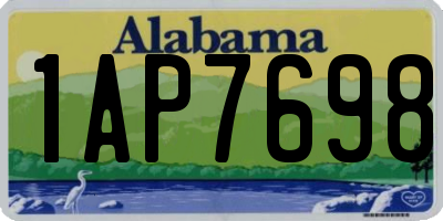 AL license plate 1AP7698