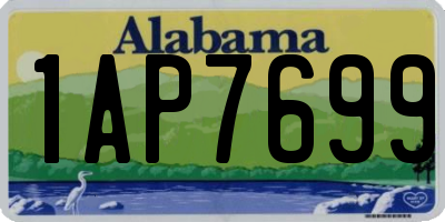 AL license plate 1AP7699