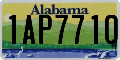 AL license plate 1AP7710