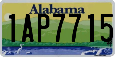 AL license plate 1AP7715
