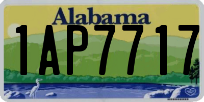 AL license plate 1AP7717