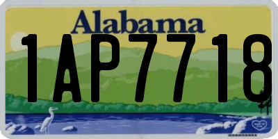 AL license plate 1AP7718