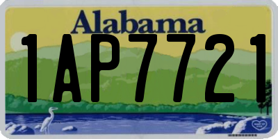 AL license plate 1AP7721