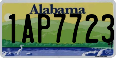 AL license plate 1AP7723