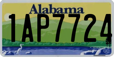 AL license plate 1AP7724