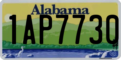 AL license plate 1AP7730