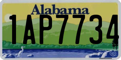 AL license plate 1AP7734