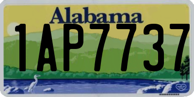AL license plate 1AP7737