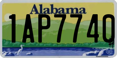 AL license plate 1AP7740