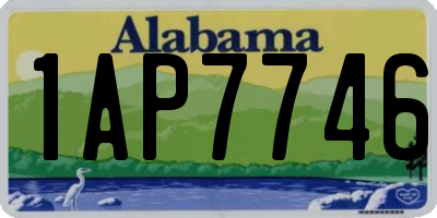 AL license plate 1AP7746