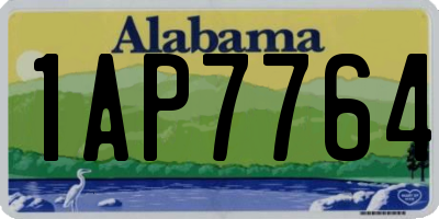 AL license plate 1AP7764