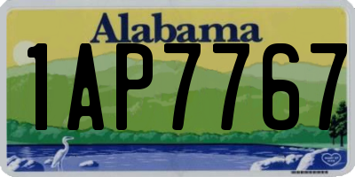 AL license plate 1AP7767