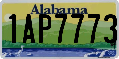 AL license plate 1AP7773