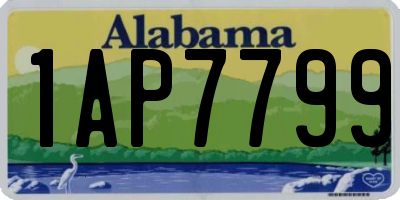 AL license plate 1AP7799