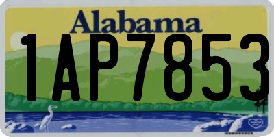 AL license plate 1AP7853