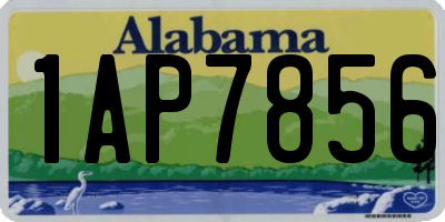 AL license plate 1AP7856