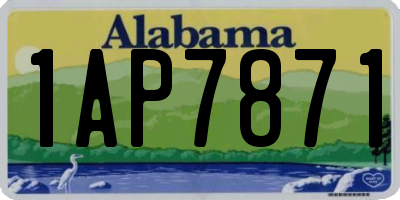 AL license plate 1AP7871