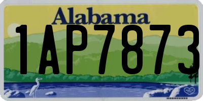AL license plate 1AP7873