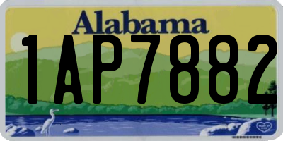 AL license plate 1AP7882