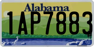 AL license plate 1AP7883
