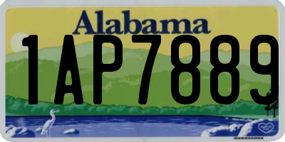 AL license plate 1AP7889
