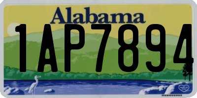 AL license plate 1AP7894