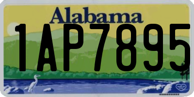 AL license plate 1AP7895