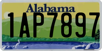 AL license plate 1AP7897