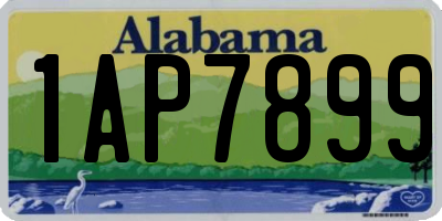 AL license plate 1AP7899